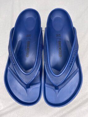 NWOT Birkenstock Mens Honolulu EVA Blue Flip Flop Thong Sandals M 8-8.5/W 10